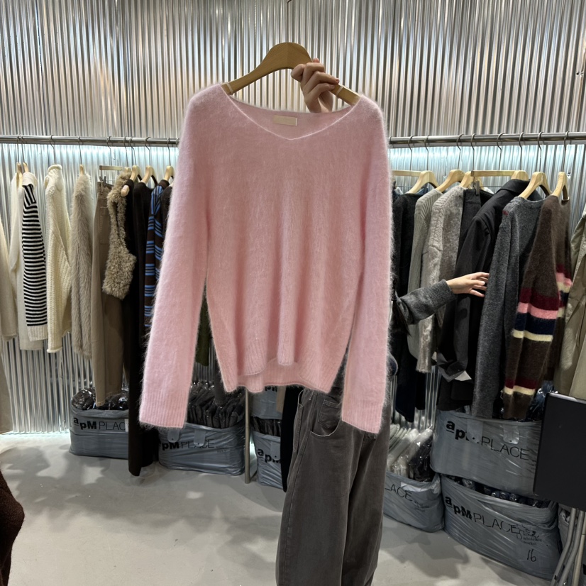 ALEGRE东大门㊣实拍女士新品休闲人气时尚25秋冬热卖针织衫