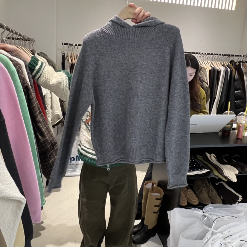 PLATE韩国直邮㊣女装新品热卖真品时尚休闲推荐人气25秋冬针织衫