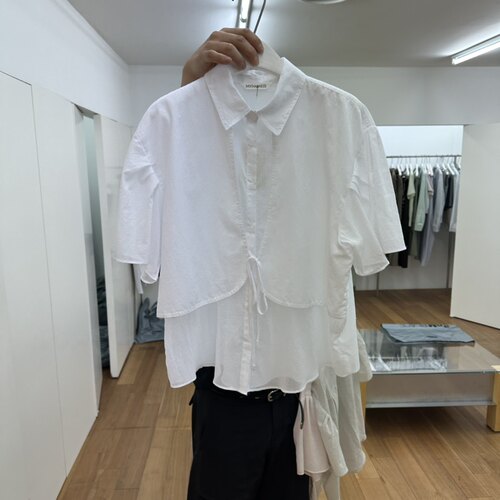 MYNAMEIS/AIME HOPE MAKE韩国代购㊣女士新款26春夏衬衫