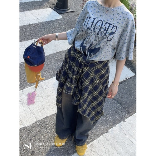SEOUL PALETTE-Q㊣东大门实拍女士26秋冬新款人气热卖T恤