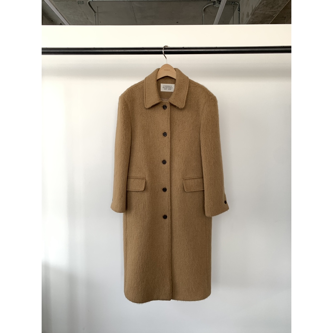 UNDERSON东大门㊣实拍女装新品热卖25秋冬人气真品中长款大衣