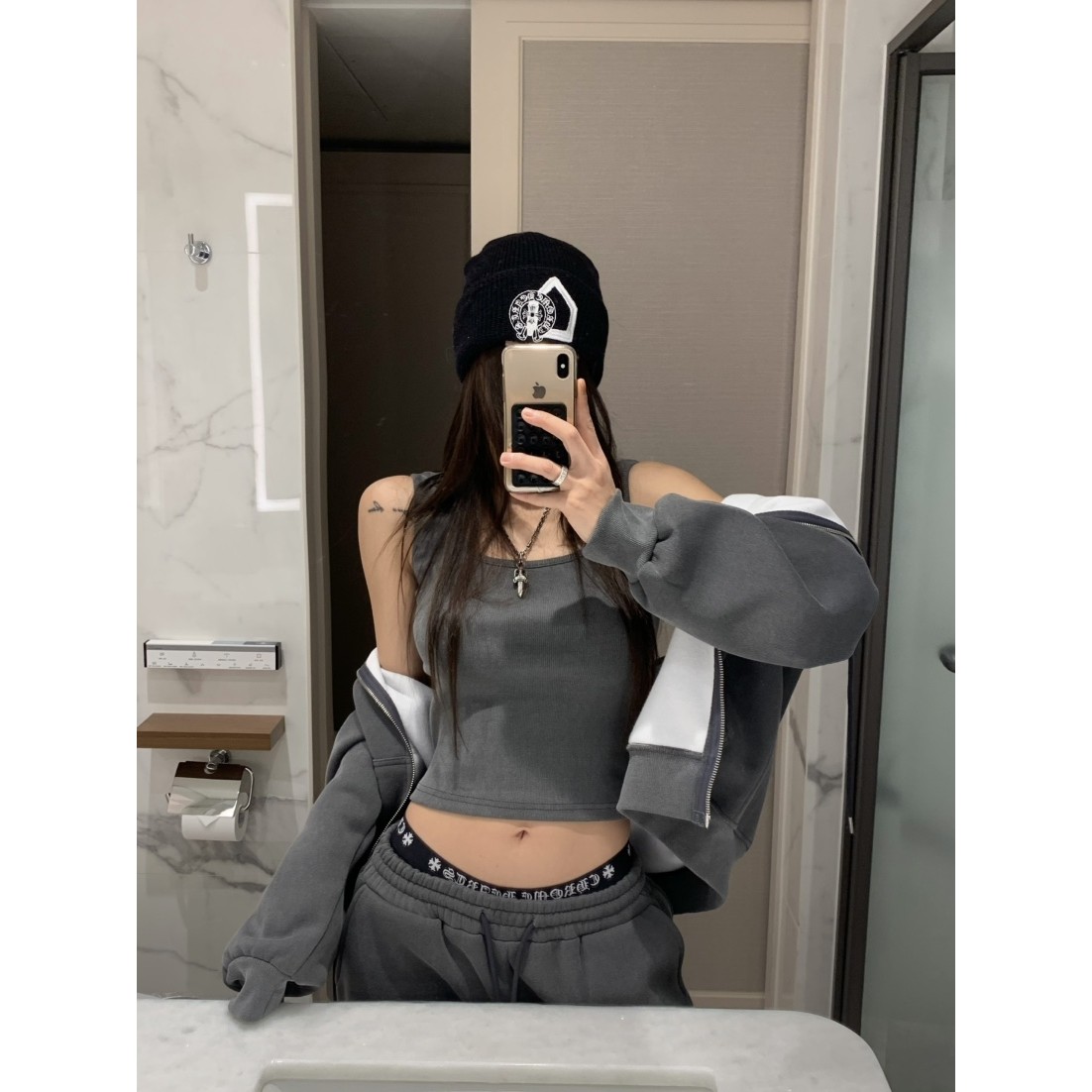 VIRKIN东大门㊣直邮女装新款休闲人气25秋冬时尚热卖吊带背心