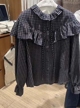 FLat OGI东大门㊣直邮女装新款推荐25秋冬休闲时尚人气衬衫