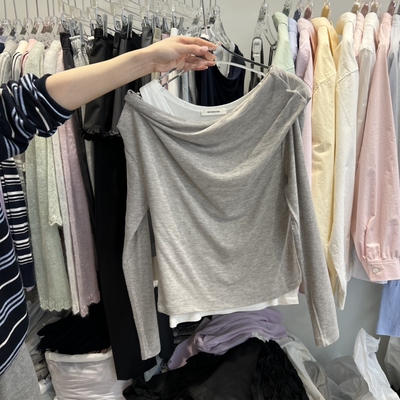 RIVEROOM韩国直邮㊣女士新款25秋冬推荐休闲人气热卖长袖T恤