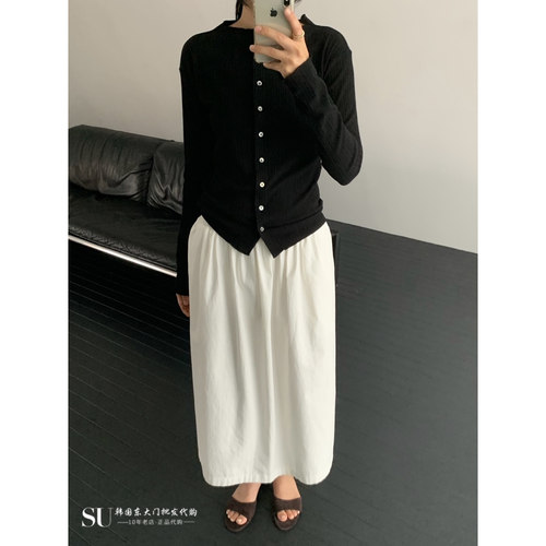 REGULARLY/PLACOR东大门直邮㊣女装26秋季新款真品长袖T恤褶裥