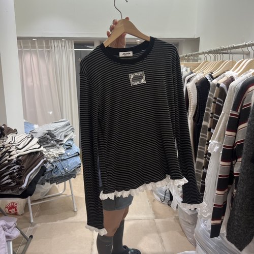 ARANCIA东大门㊣实拍女士新品时尚人气推荐真品25秋冬长袖T恤