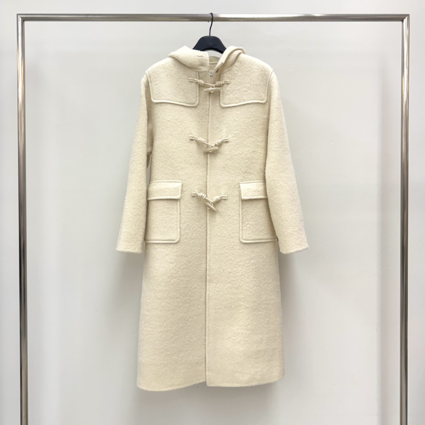 WATER/RIVER韩国代购㊣女士新款热卖时尚中长款大衣羊驼双层