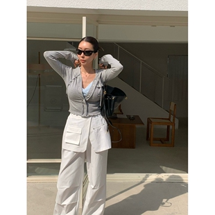 新款 L韩国直邮㊣女装 CITE 连帽 长袖 T恤开衫 休闲热卖 REVE