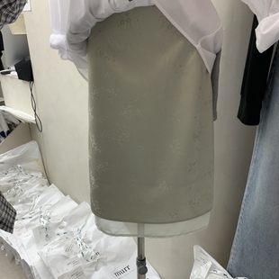 MURR㊣韩国直邮实拍女士新品休闲职业人气半身裙中短裙提花
