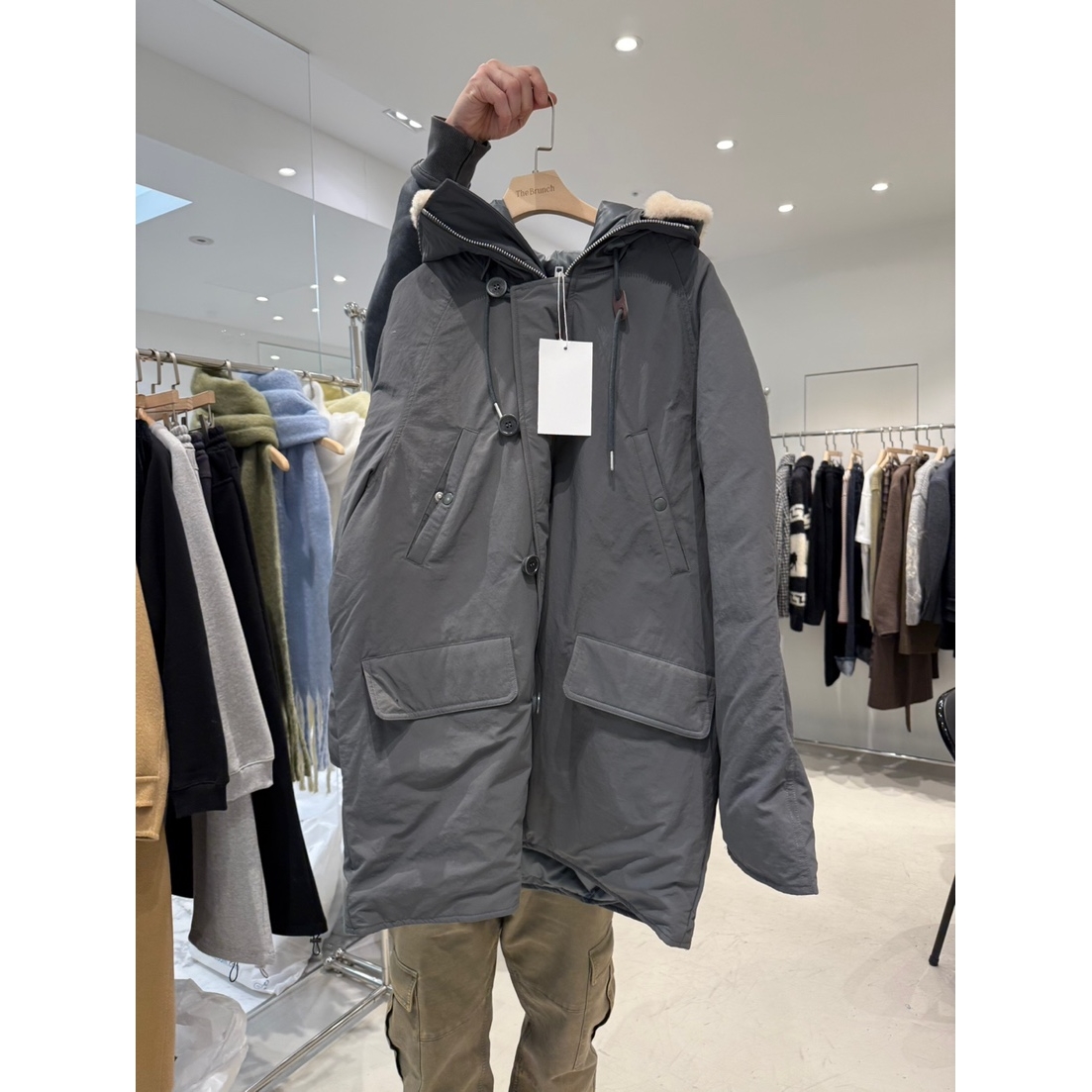 THE BRUNCH东大门㊣实拍女装新款热卖推荐时尚休闲夹克鸭绒
