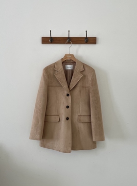 3 ANOTHER东大门㊣直邮女装新款25秋冬真品夹克绒面革春款