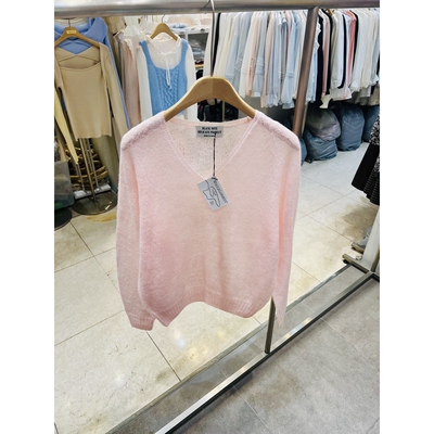 BLACK NOTE韩国东大门代购㊣女装新品休闲人气时尚针织衫羊驼