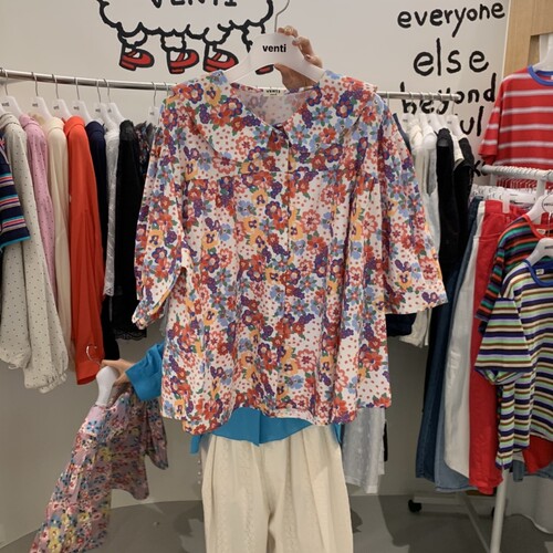 VENTI㊣韩国东大门直邮女装新品时尚休闲推荐26春夏热卖衬衫