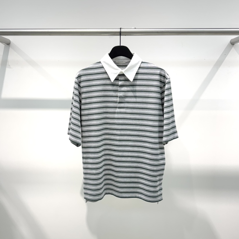 WATER/RIVER东大门㊣代购女装新款休闲时尚热卖人气T恤条纹