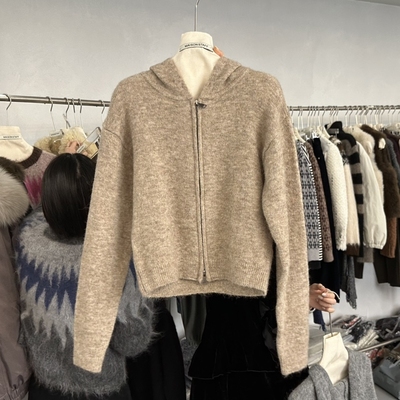 MAISONSTAFF韩国直邮㊣女装新品休闲25秋冬时尚推荐针织衫羊驼