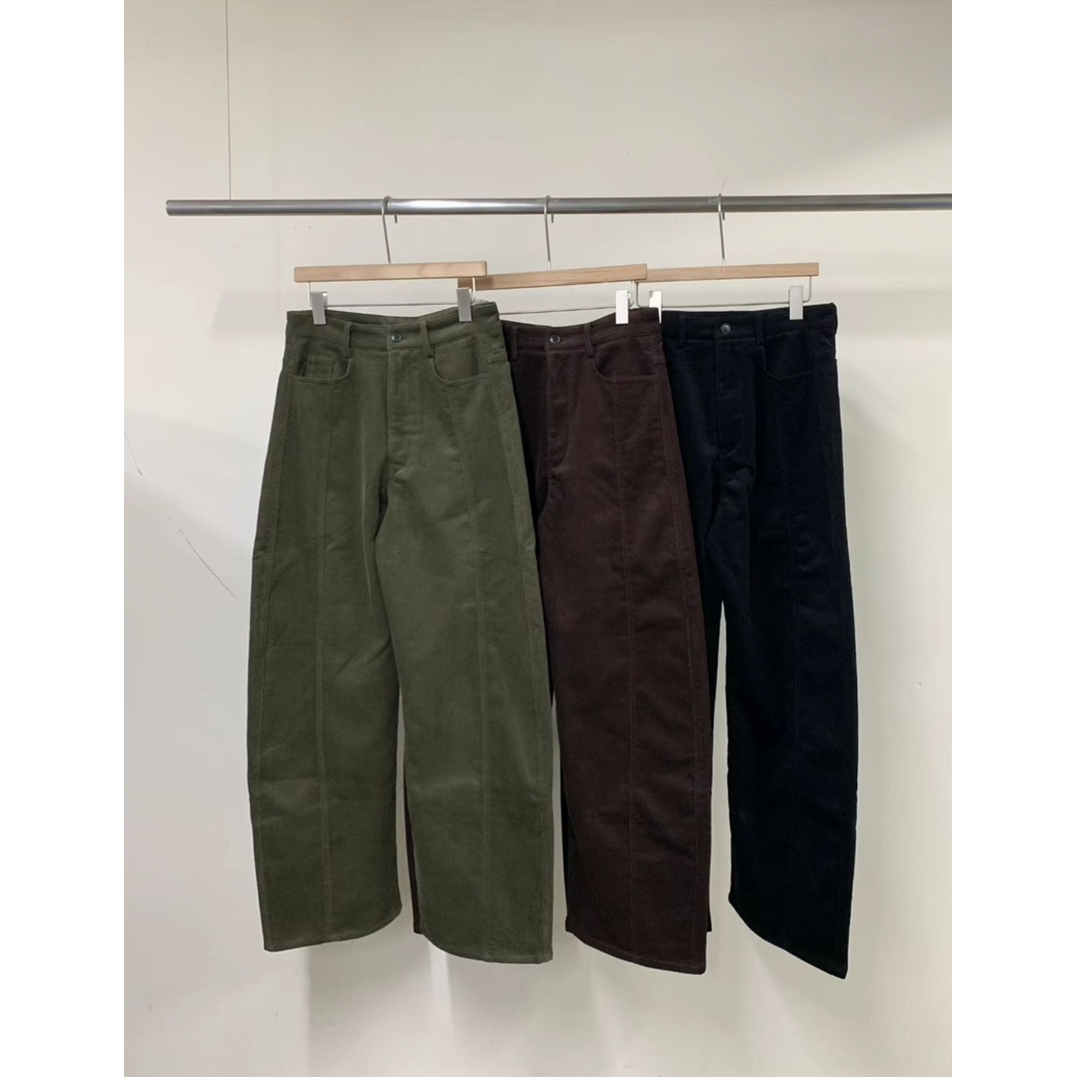 PLATE韩国直邮㊣女装新品热卖时尚25秋冬真品推荐休闲裤灯芯绒