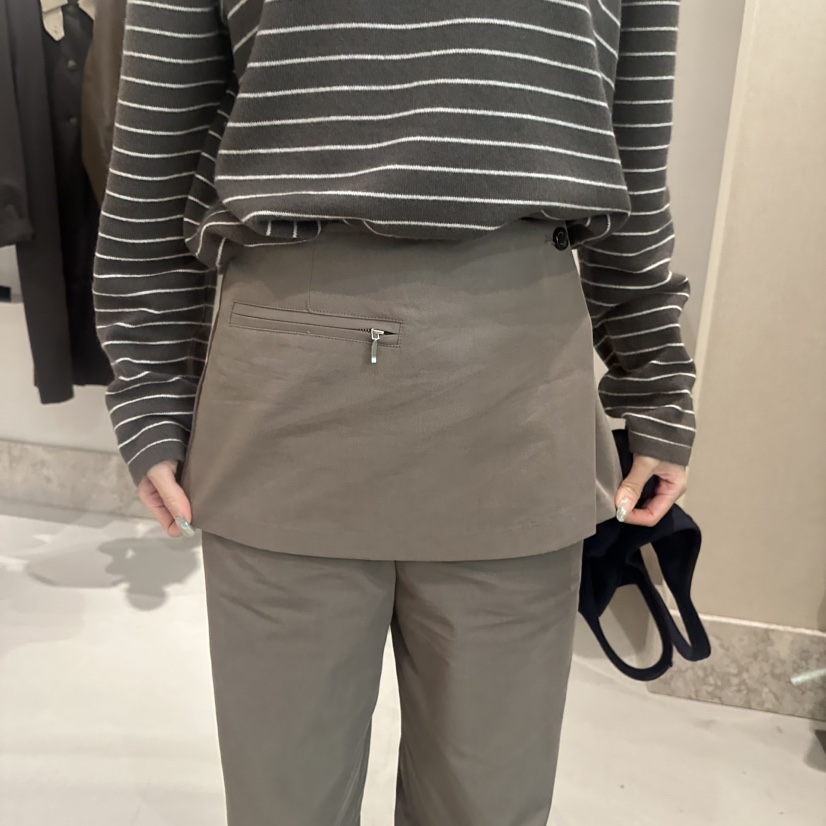 ANDMORE BUTTON韩国代购㊣女士新品休闲25秋冬推荐真品短裙