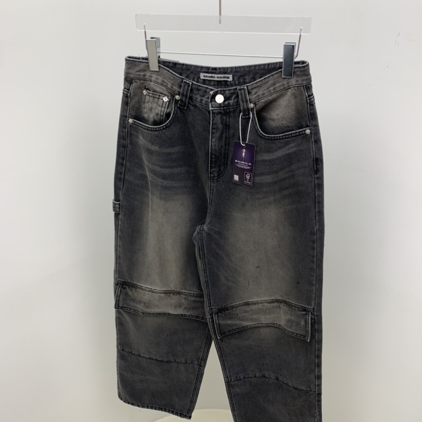 Seolo seoul韩国代购㊣女装新品真品人气时尚推荐休闲牛仔裤