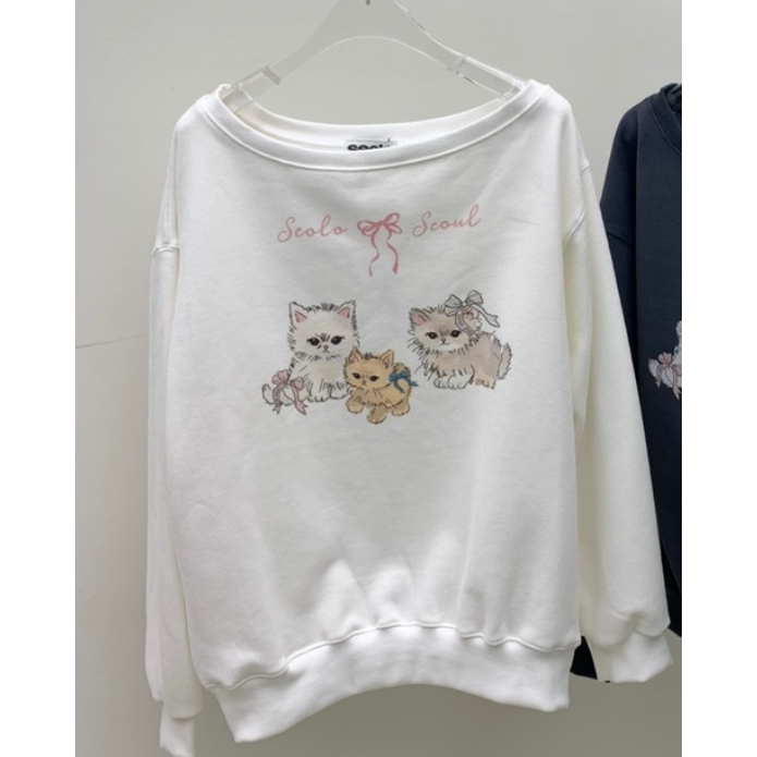 Seolo seoul东大门㊣代购女士新品休闲25秋冬推荐人气卫衣