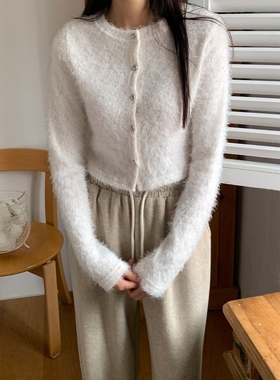 BLUSHER韩国直邮㊣女士新款25秋冬人气真品推荐休闲时尚针织衫