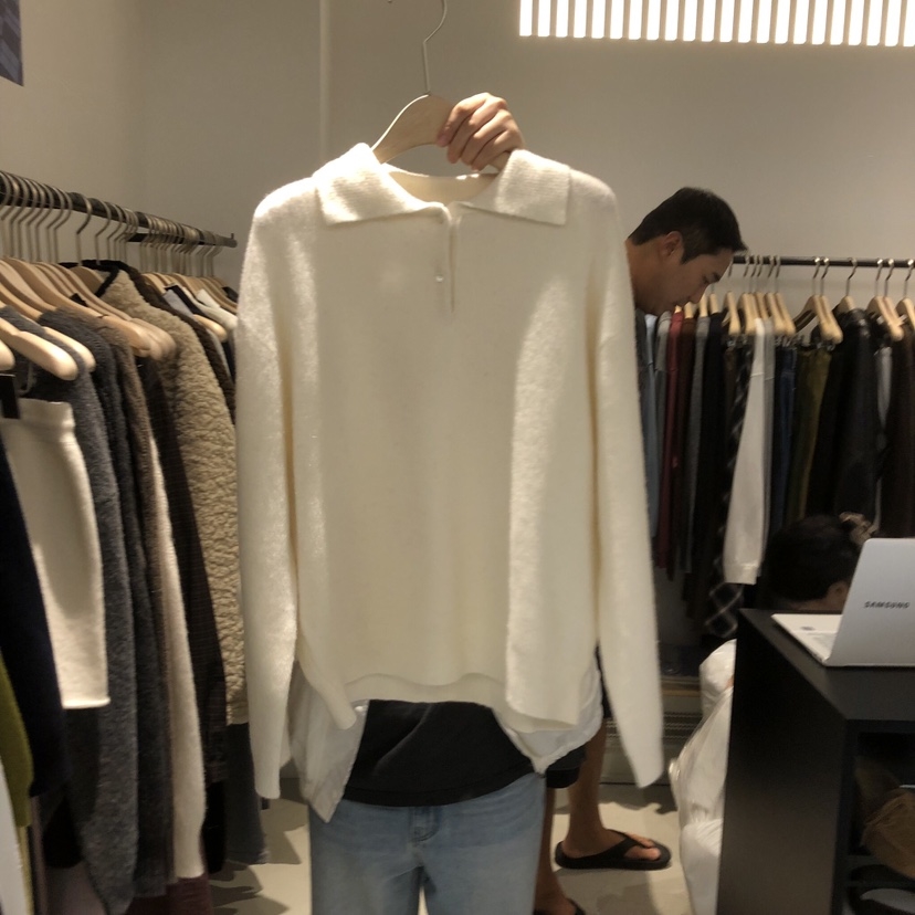 PLATE韩国代购㊣女士新品人气25秋冬真品推荐休闲时尚针织衫