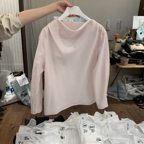 UNDERSTANDING㊣东大门实拍女士26秋冬新款真品衬衫不对称半领