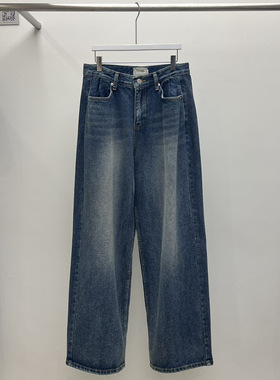 BEAMING SEOUL韩国代购㊣女装新品休闲25秋冬人气热卖牛仔裤