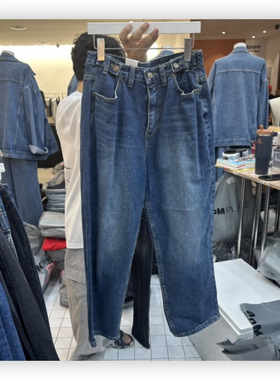 ITZEL东大门㊣代购女装新款休闲时尚25秋冬热卖牛仔裤内里绒