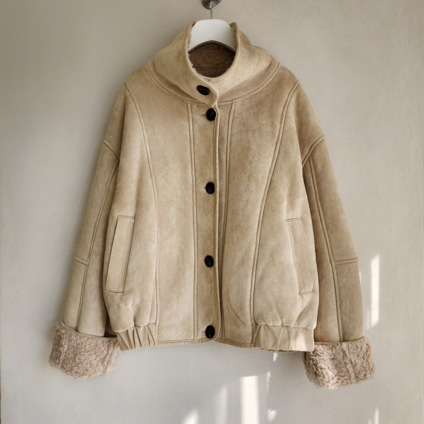 La Bloom东大门㊣实拍女装新品休闲推荐真品时尚25秋冬短款大衣