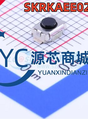 APLS原装 SKRKAEE020 立贴SMD,3.9x2.9mm 单刀单掷轻触开关