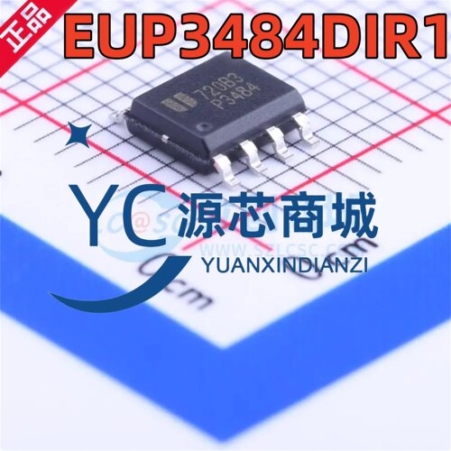 原装正品 P3484 EUP3484DIR1 封装SOP8 同步电流模式降压稳压芯片
