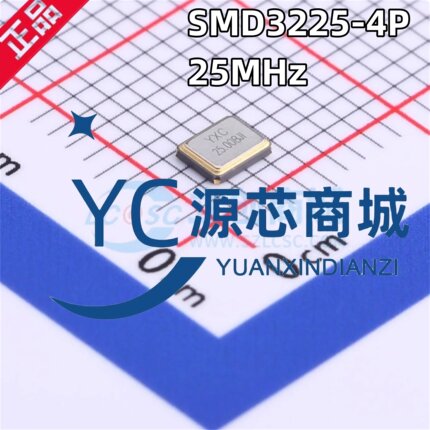 贴片晶振 X322525MOB4SI 255MHz  ±10ppm  12pF 封装SMD3225-4P