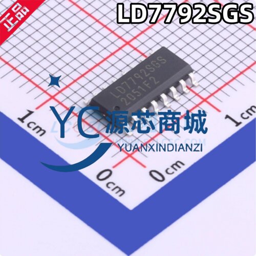台湾通嘉 LD7792SGS 封装SOP16 功率因数校正(PFC)控制器 芯片