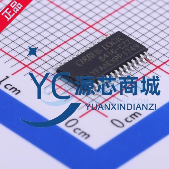 原装正品 CS8416-CZZR 8416-CZZ 贴片TSSOP-28 数字音频接口芯片