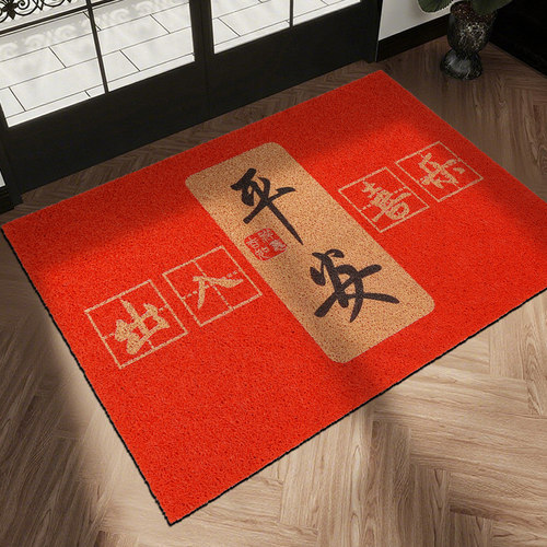 入户门地垫进门丝圈防滑脚垫子门外大门口轻奢高级入户地毯可裁剪