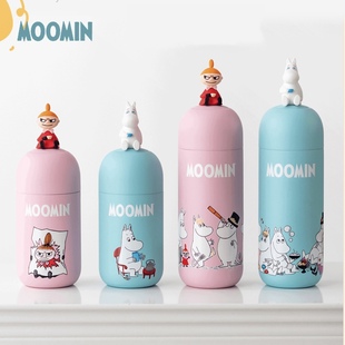 丹麦po姆明moomin保温杯胶囊杯不锈钢随行随手水杯可爱便携咖啡杯