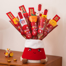 2026马年新年装 饰品 饰毛绒糖葫芦福桶桌面摆件创意春节过年家居装