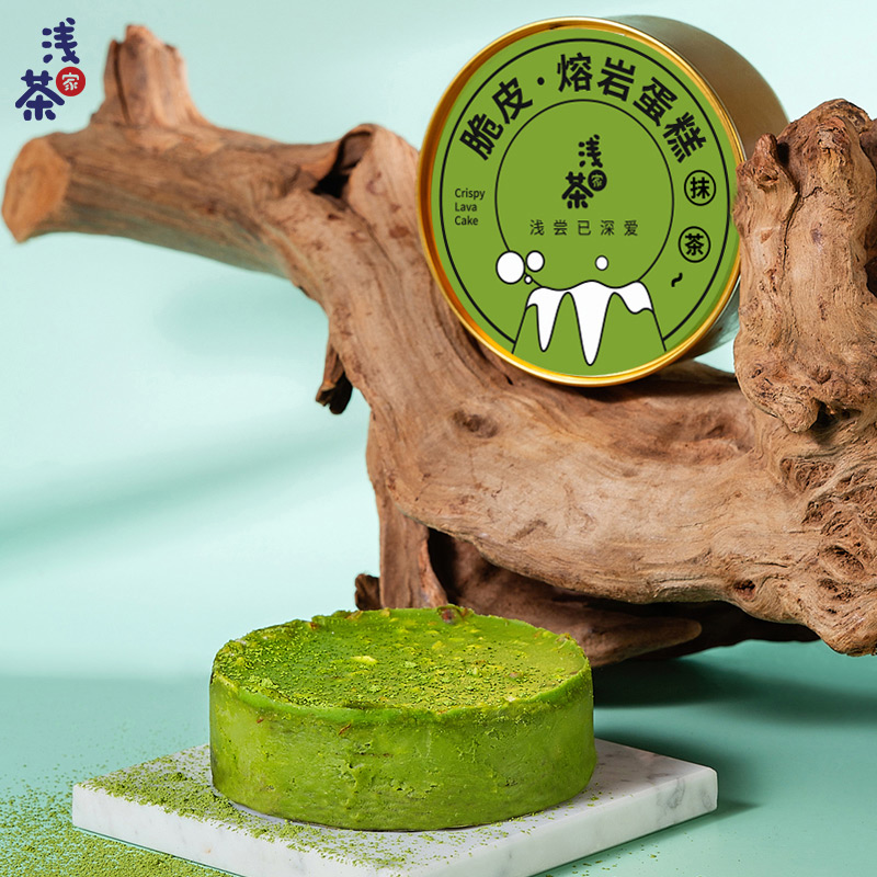 浅茶家抹茶脆皮熔岩黑巧盒子蛋糕巧克力可可脂生巧零食手作糕点,零食/坚果/特产,芝士/奶酪蛋糕,淘宝优惠券,粉丝福利购,淘宝优惠卷