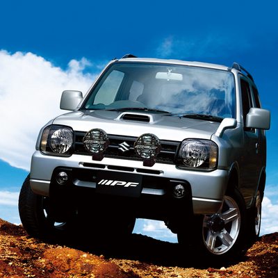 日本IPF968适用于铃木吉姆尼JB43中网原装位射灯辅助灯大灯支架