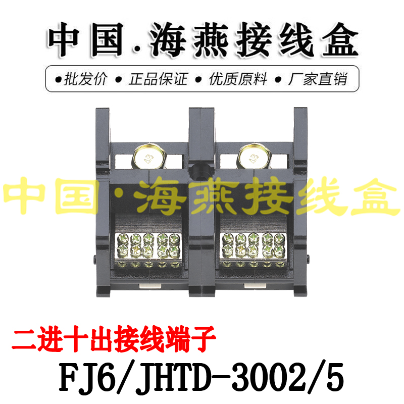 300A分线器二进十出接线端子