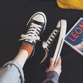 经典 薄款 百搭女鞋 透气春秋新款 ins潮 人本帆布鞋 板鞋 女2025年夏季