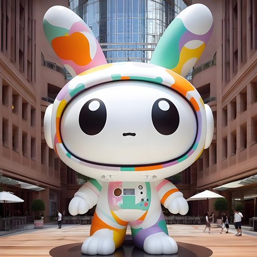 玻璃钢卡通雕塑定制户外美陈