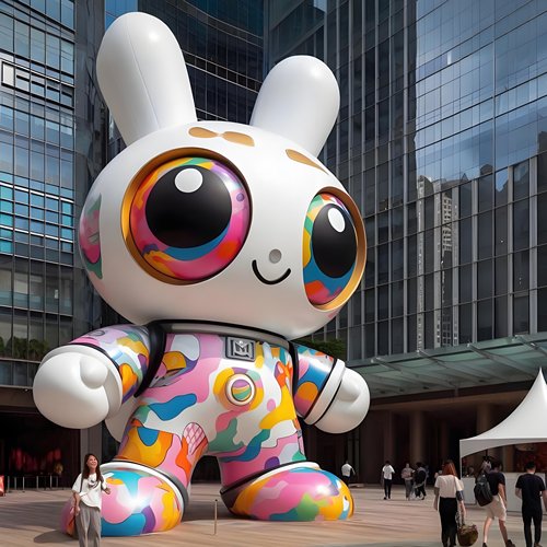 玻璃钢卡通雕塑定制大型景观摆件