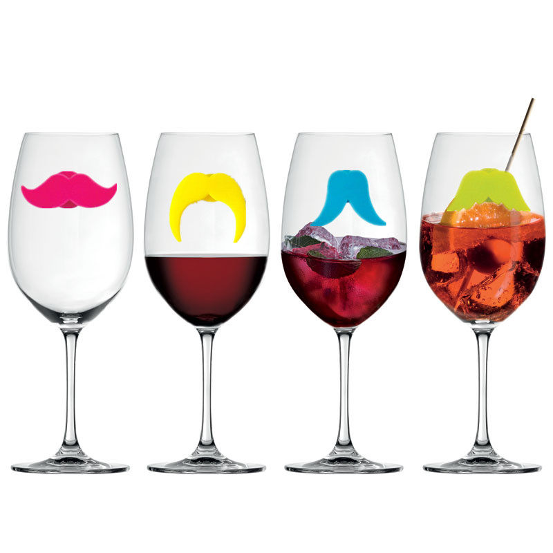 新款硅胶红酒杯区分标记瓷杯标识水杯辨别标签玻璃杯记号杯子识别