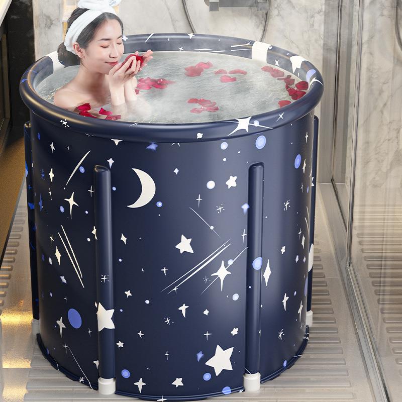 /泡澡桶大人折叠加热沐浴洗澡桶家用坐浴盆全身浴桶浴缸成人神器/