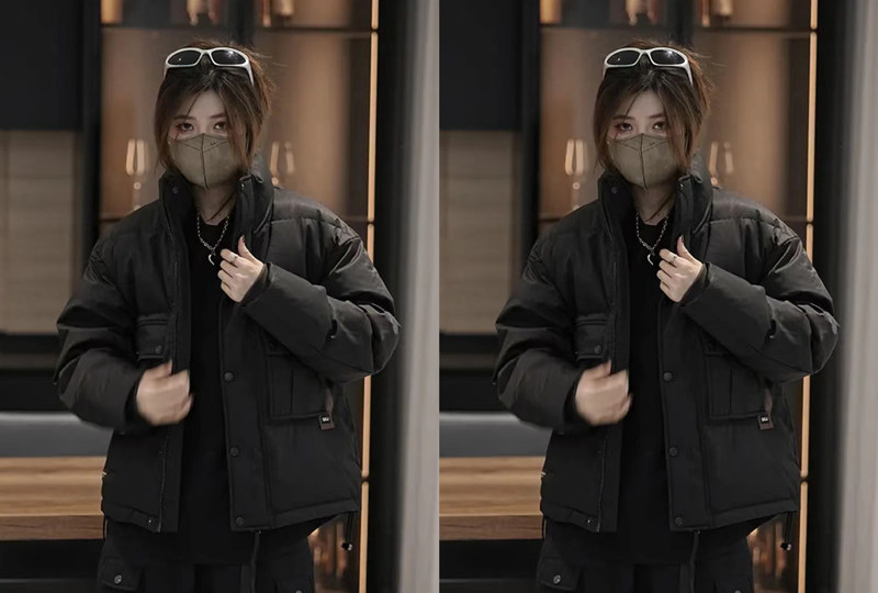 加厚数字刺绣羽绒服男韩版潮流冬季新款宽松百搭男士外套wgnz2005