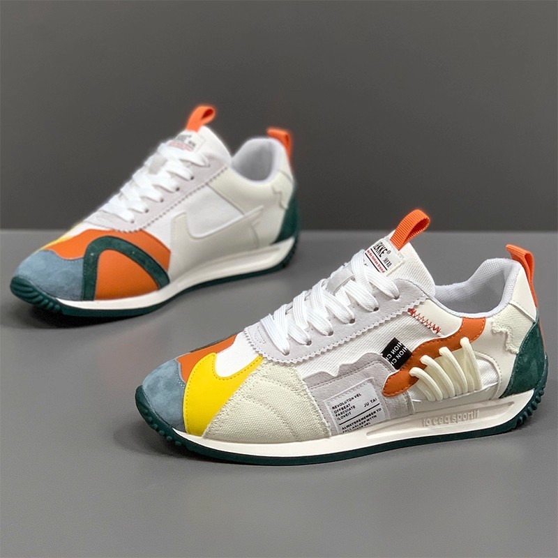 Zongcaileader欧洲站秋季轻便慢跑鞋新款软底百搭运动休闲男鞋