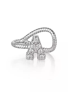 Glam Ever小巧字母耳骨夹(单只)送女友轻奢小众设计高级感耳饰