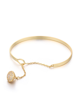 Glam Ever情迷系列单颗吊坠手镯 送女友ins小众设计高级感手饰