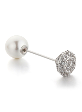 Glam Ever情迷系列银色欧美时尚气质耳钉潮人胸针耳环个性